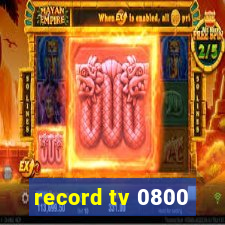 record tv 0800
